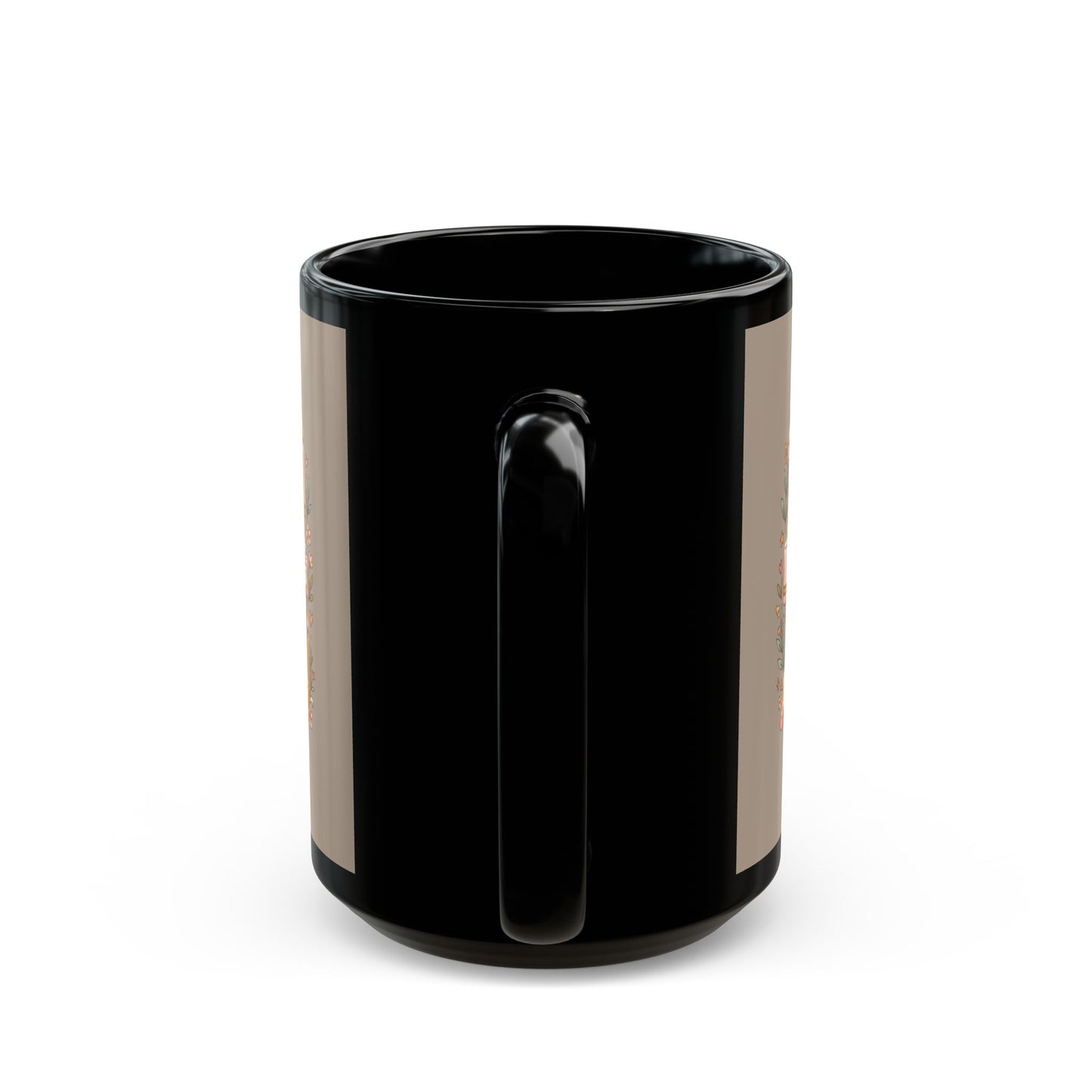 A Girl Who Loves Candles Black Mug