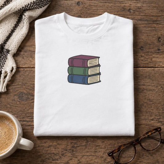 Stacked Books T-Shirt