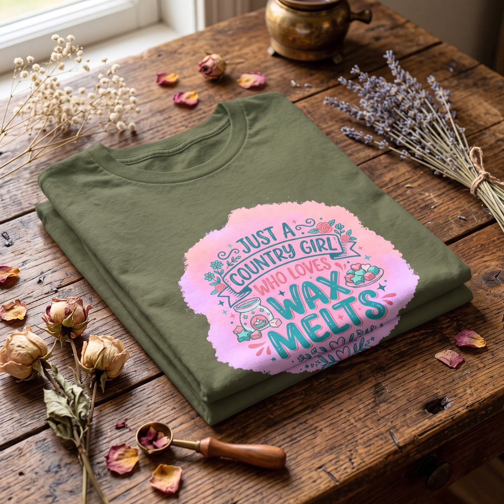 Just a Country Girl Who Loves Wax Melts Graphic T-Shirt