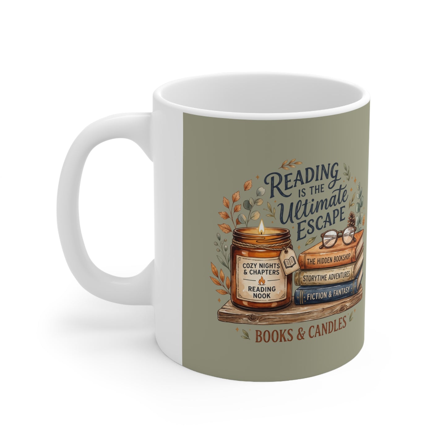 Reading Is the Ultimate Escape Ceramic Mug