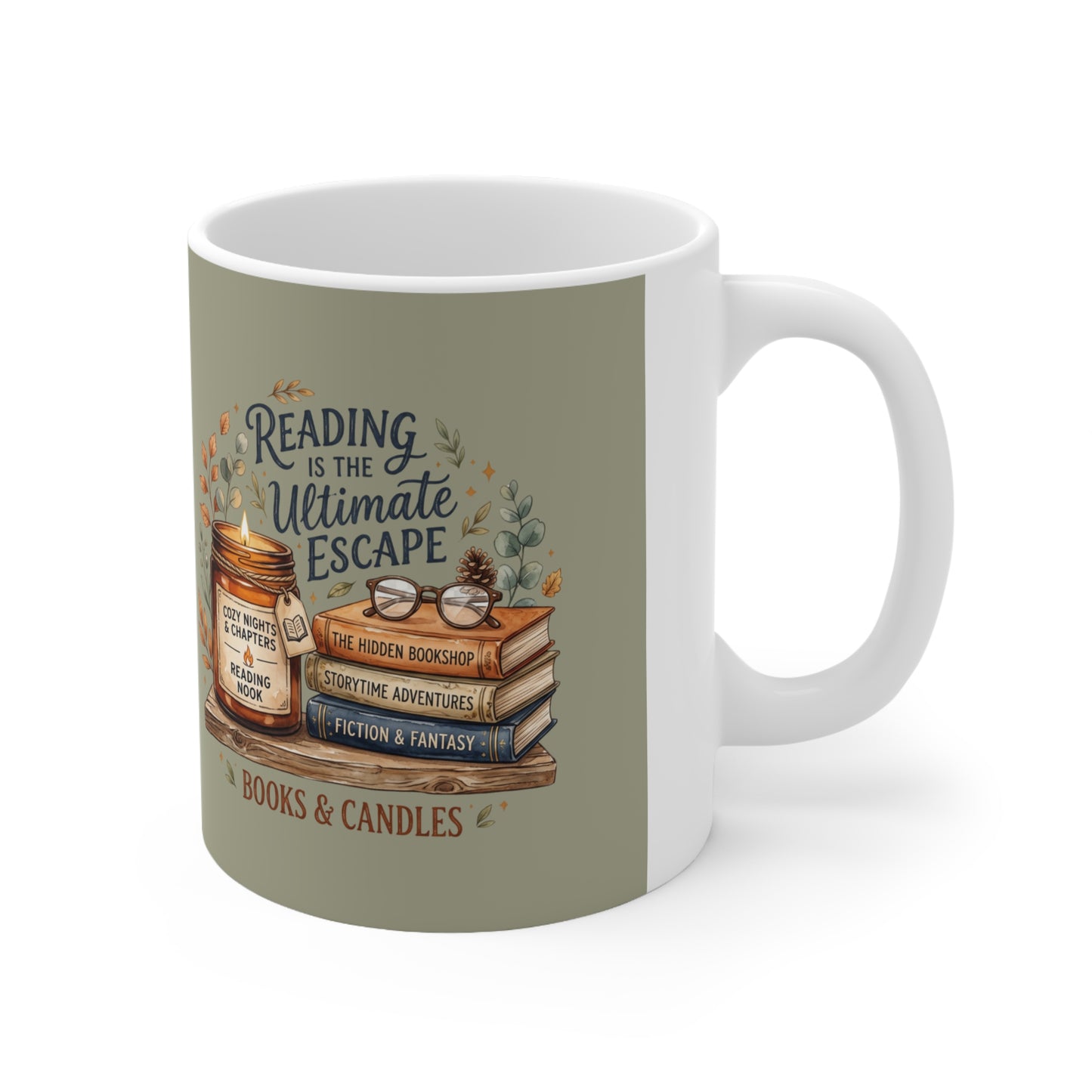 Reading Is the Ultimate Escape Ceramic Mug