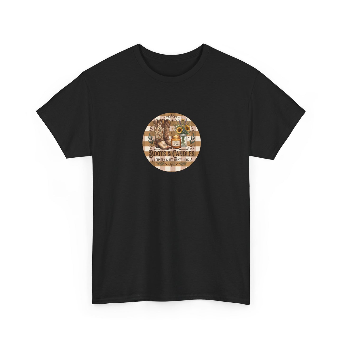 Boots and Candles Country Girl’s Happy Hour T-Shirt