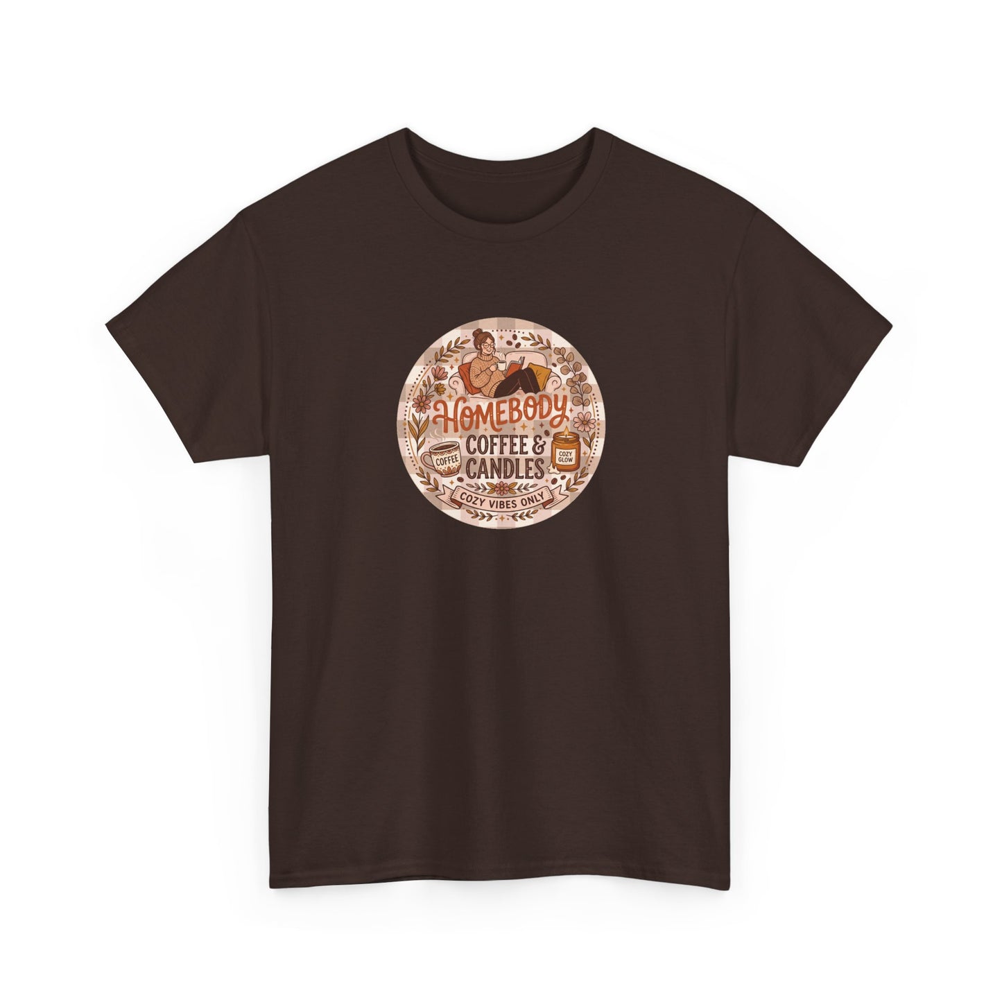 Homebody Coffee & Candles Graphic T-Shirt