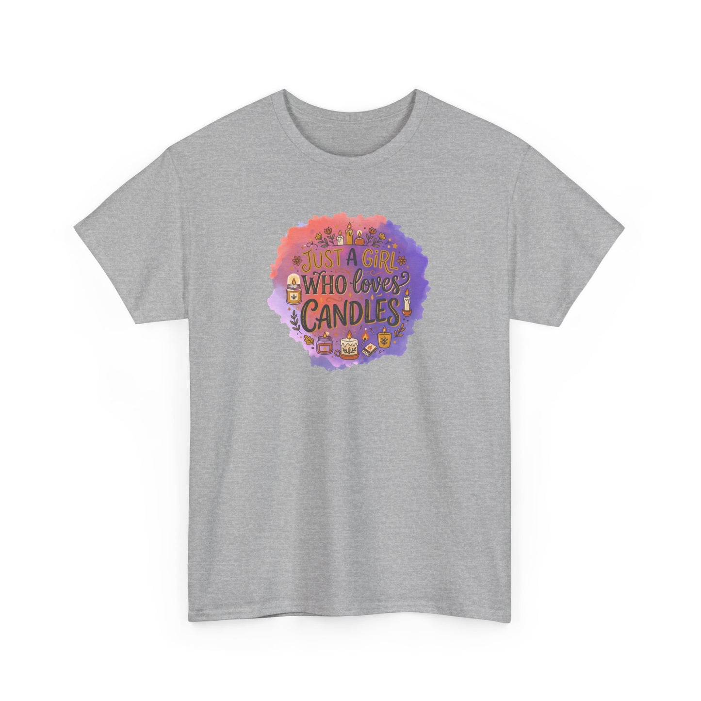 Just a Girl Who Loves Candles Graphic T-Shirt