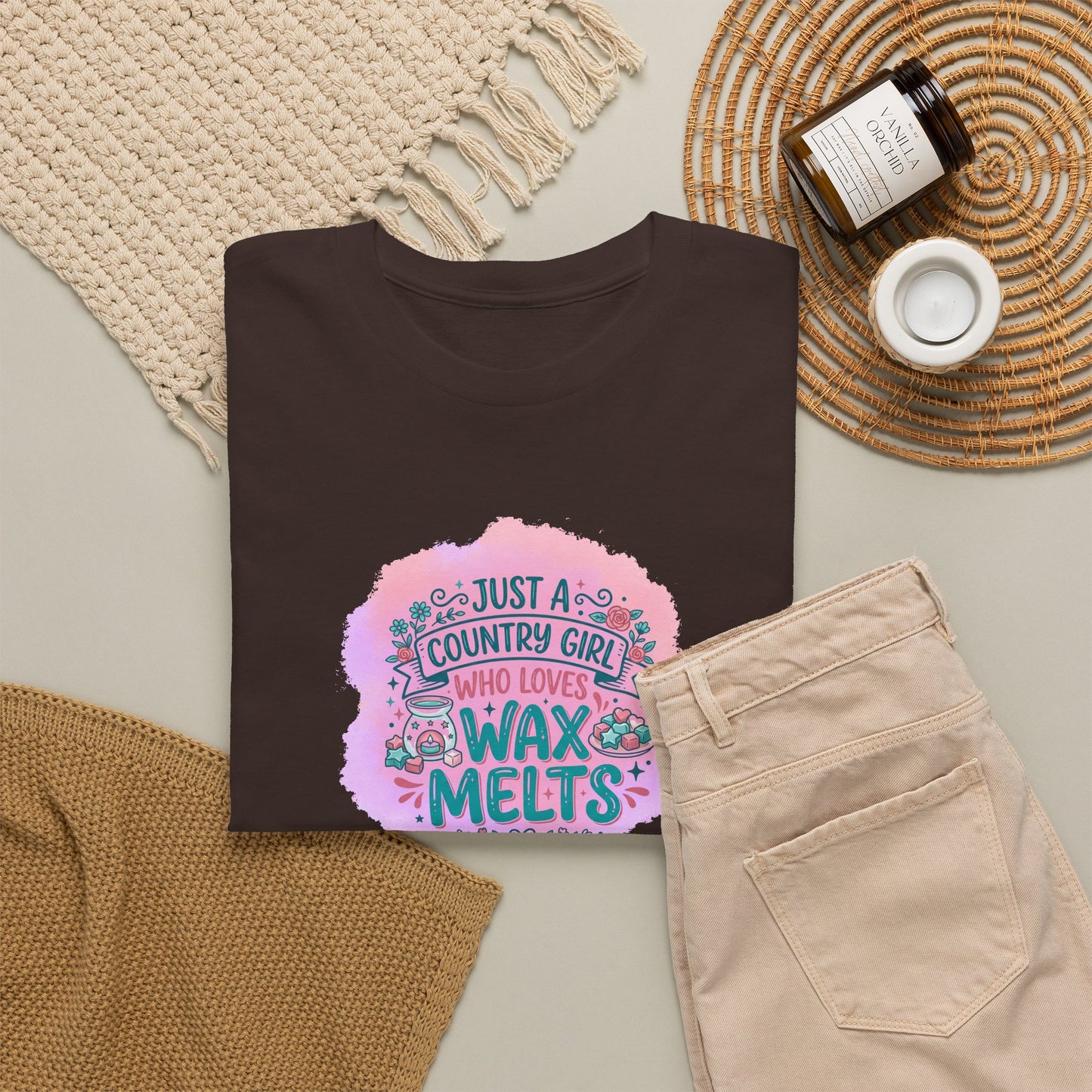 Just a Country Girl Who Loves Wax Melts Graphic T-Shirt