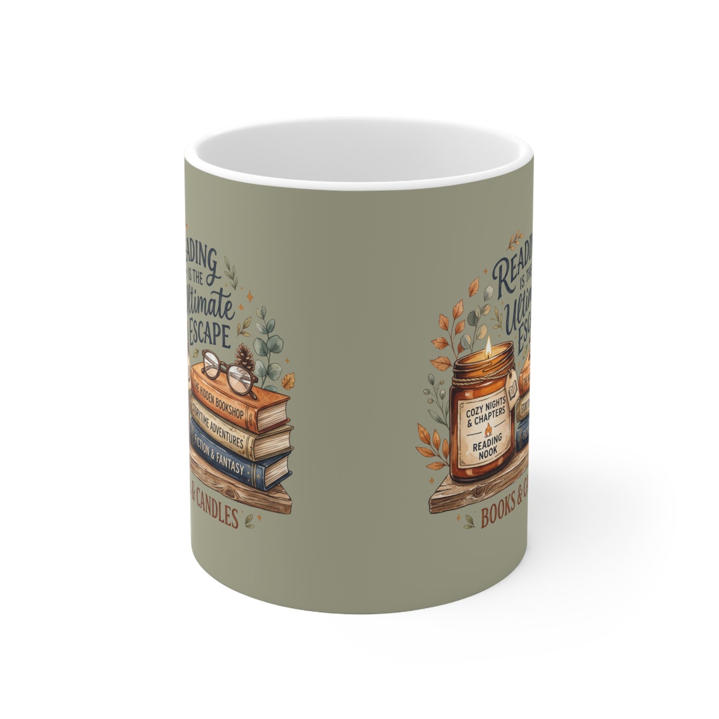 Reading Is the Ultimate Escape Ceramic Mug