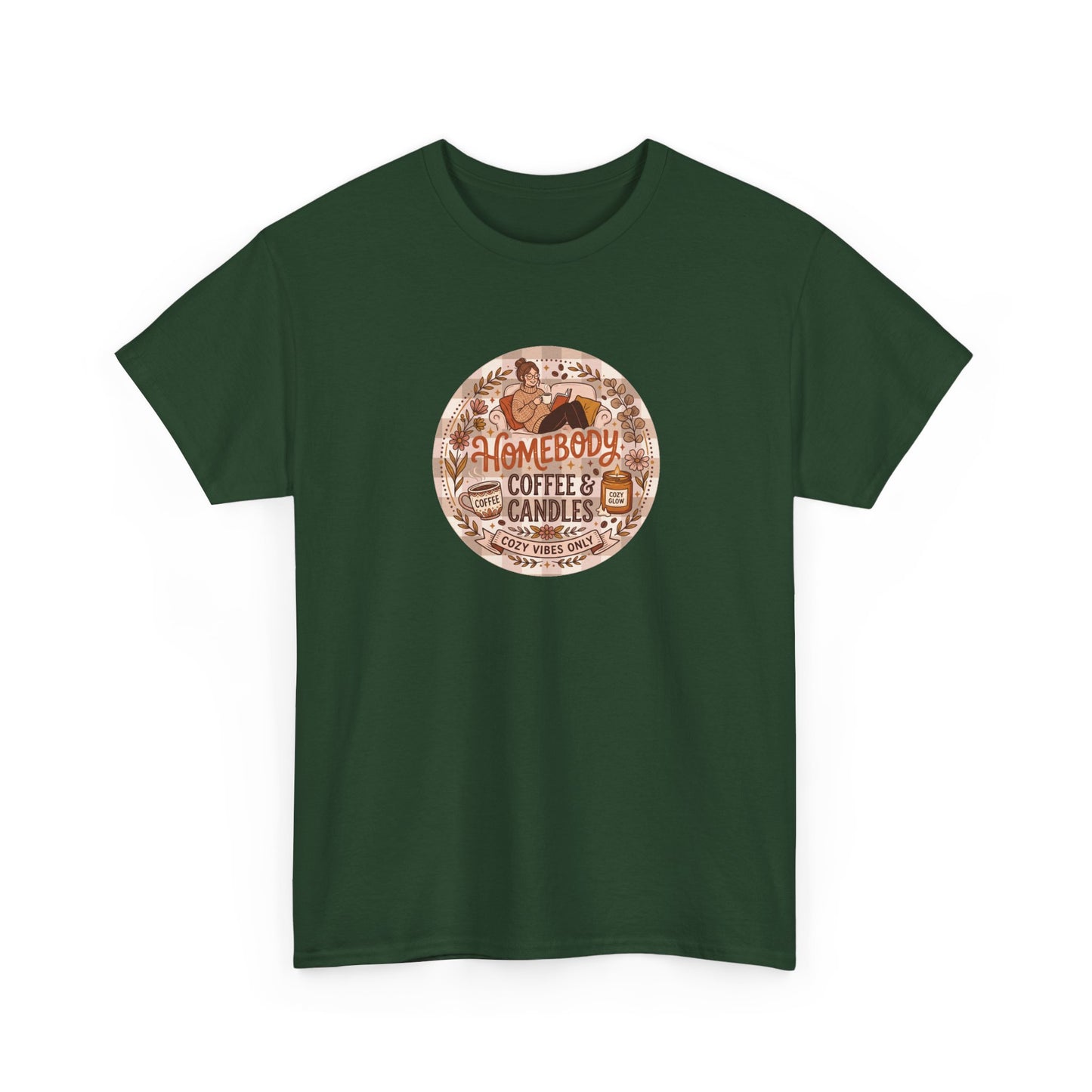 Homebody Coffee & Candles Graphic T-Shirt