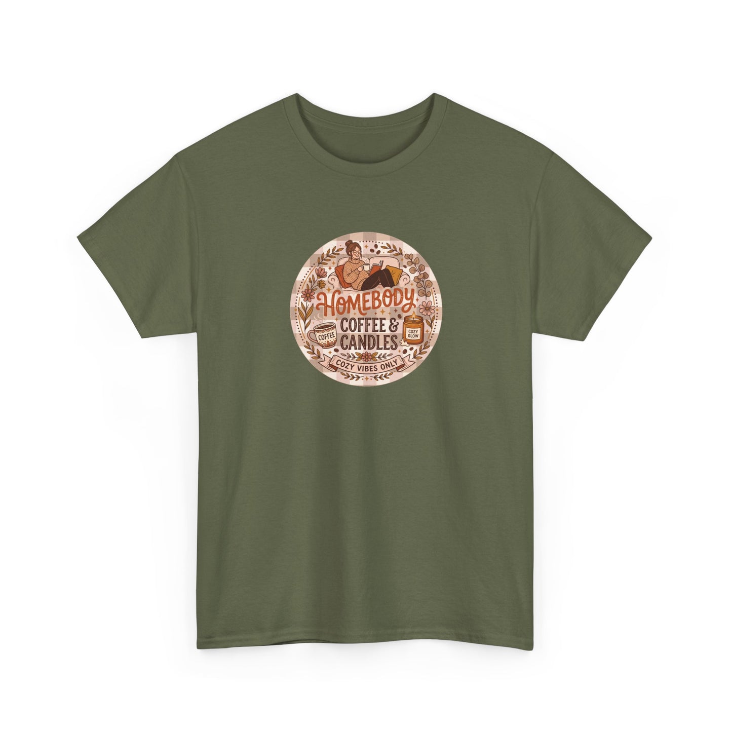Homebody Coffee & Candles Graphic T-Shirt