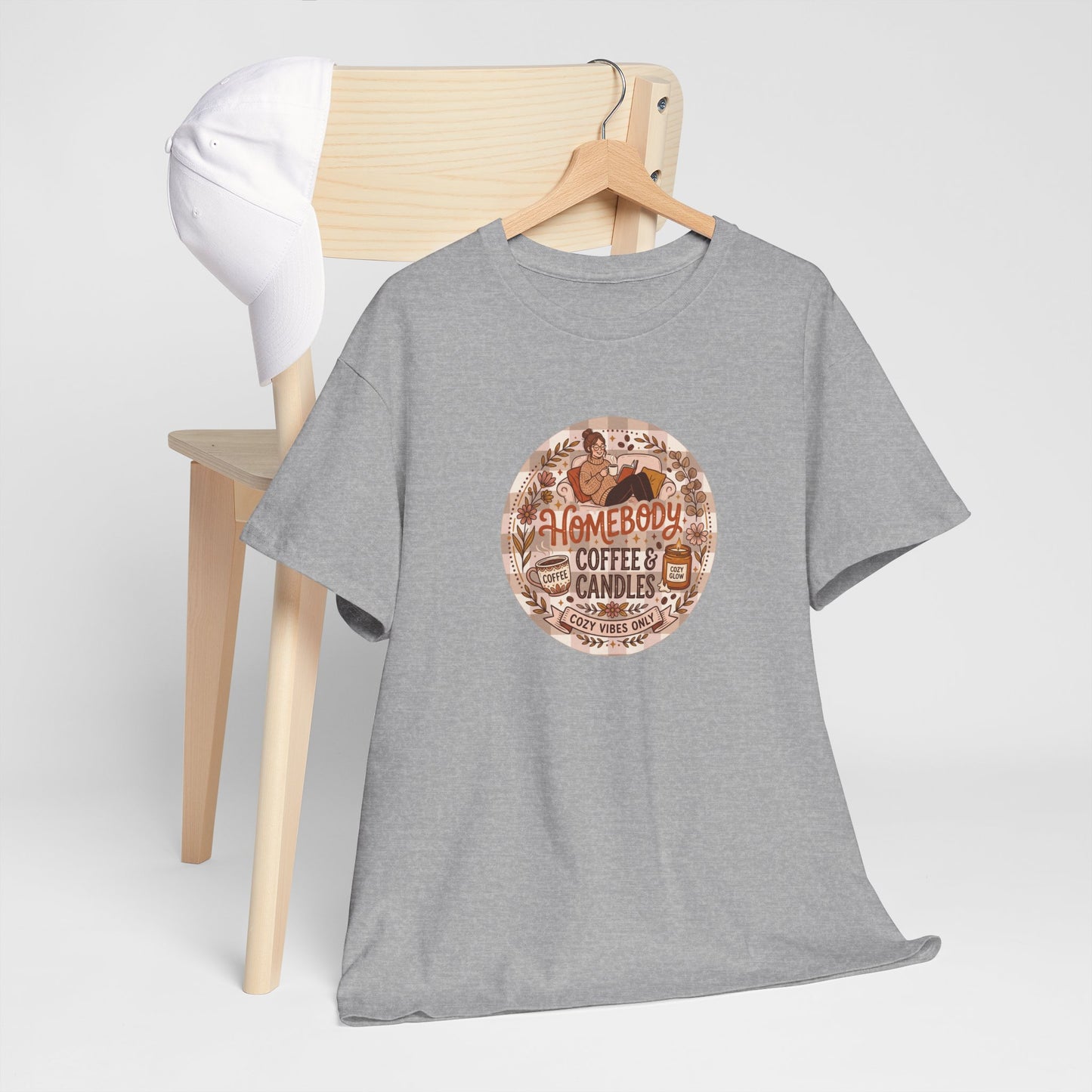 Homebody Coffee & Candles Graphic T-Shirt