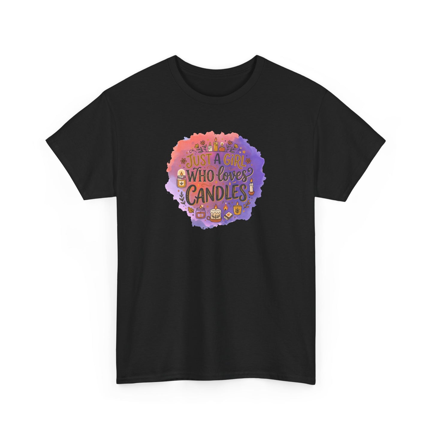 Just a Girl Who Loves Candles Graphic T-Shirt