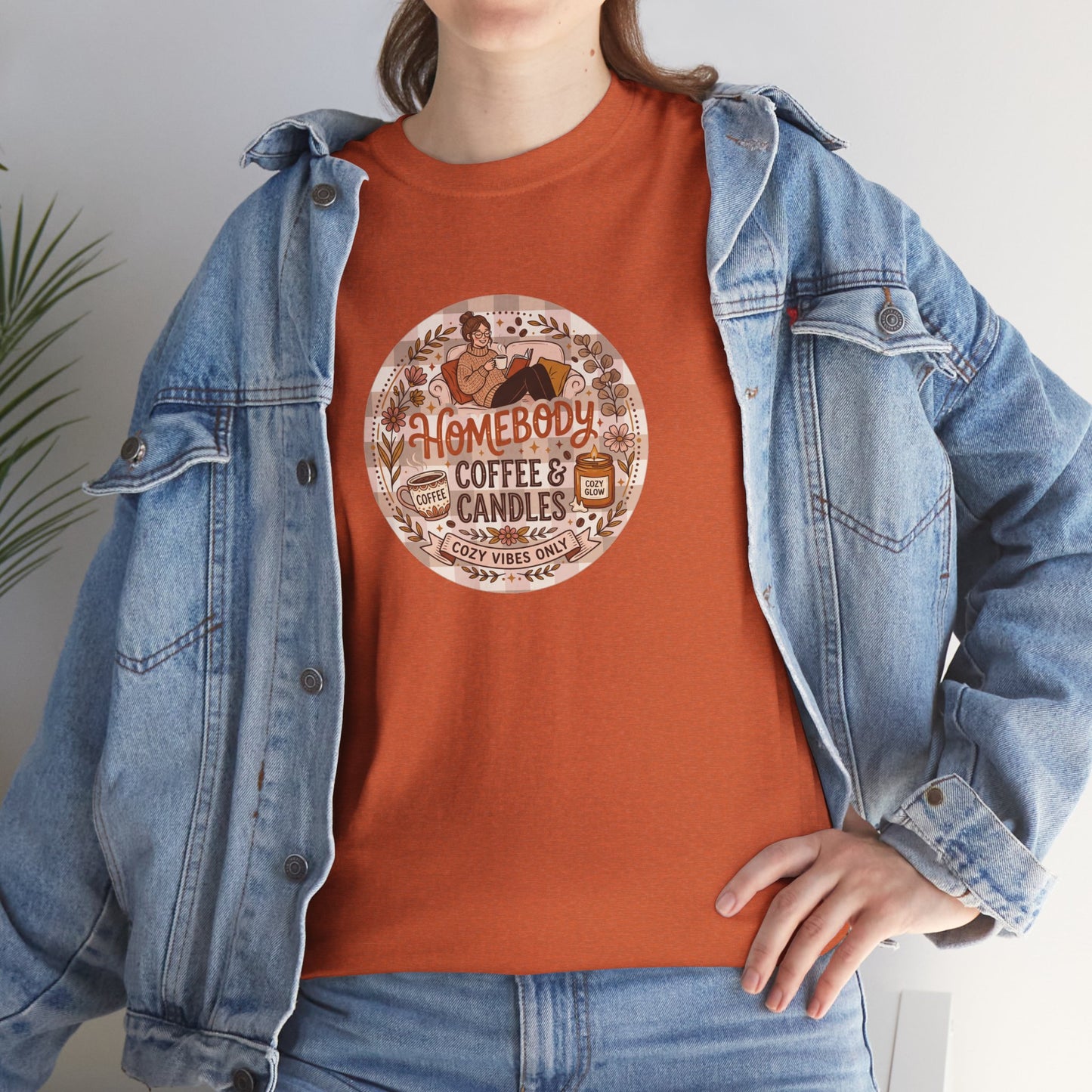 Homebody Coffee & Candles Graphic T-Shirt