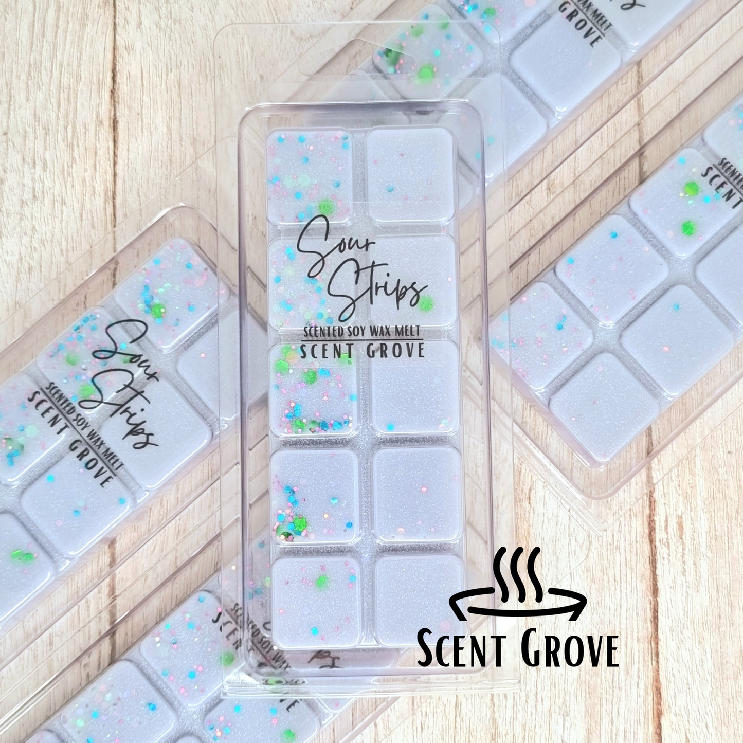 Sour Strips scented soy wax melt