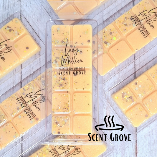 Lady Million inspired soy wax melt