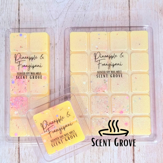 Pineapple & Frangipani soy wax melt