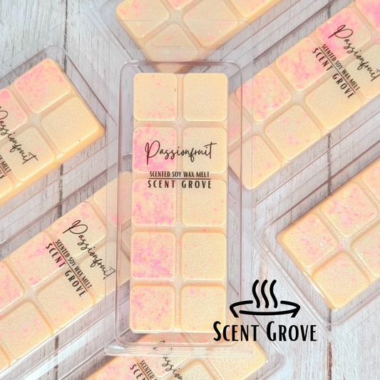 Passionfruit scented soy wax melt