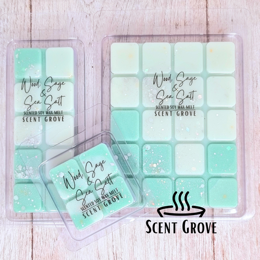 Wood, Sage & Sea Salt soy wax melt