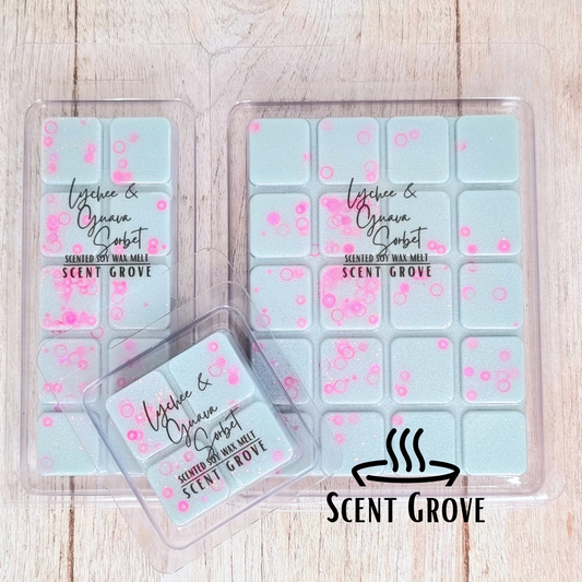 Lychee & Guava Sorbet soy wax melt