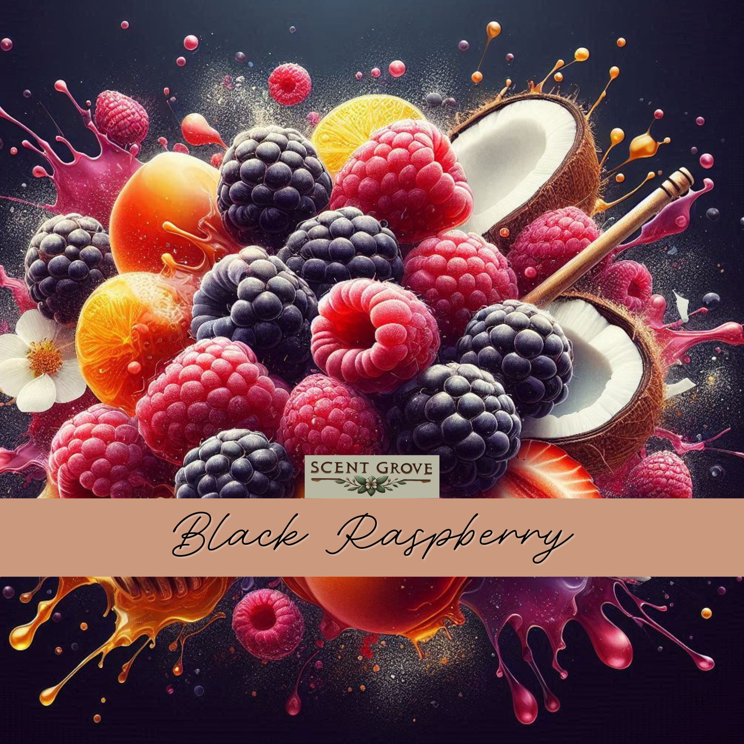 Black Raspberry Scented Diffuser Refill Liquid