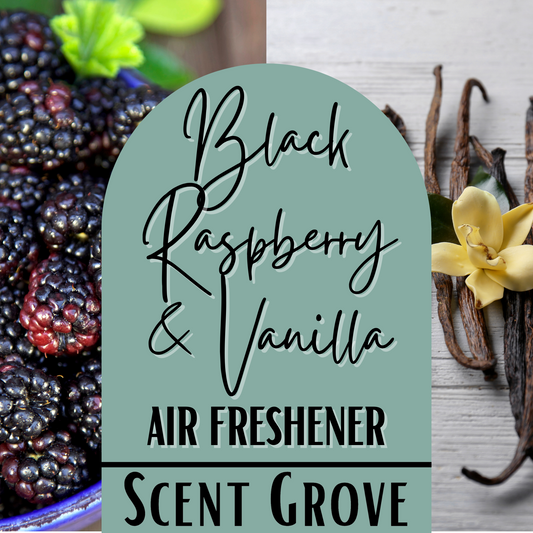 Black Raspberry & Vanilla Scented Air Freshener Spray multi purpose for car, home, room