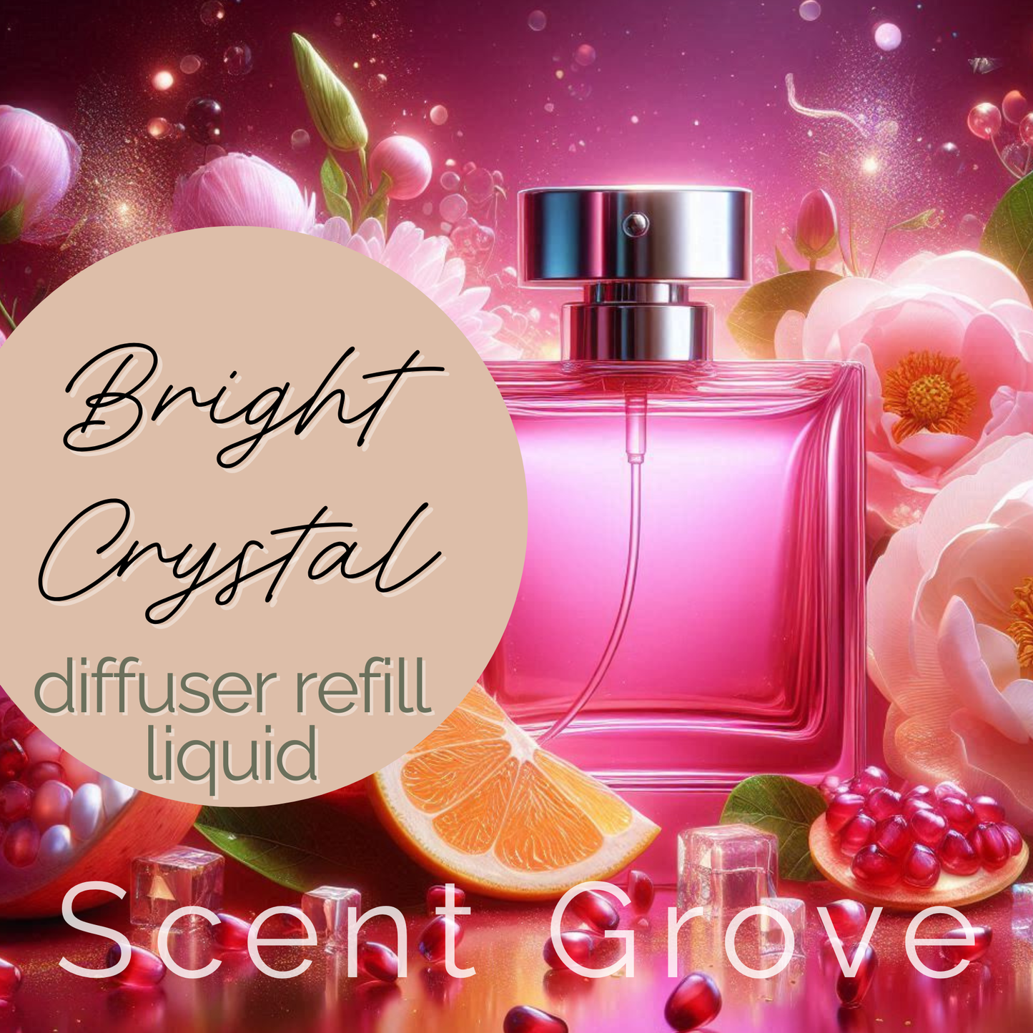 Bright Crystal Scented Diffuser Refill Liquid