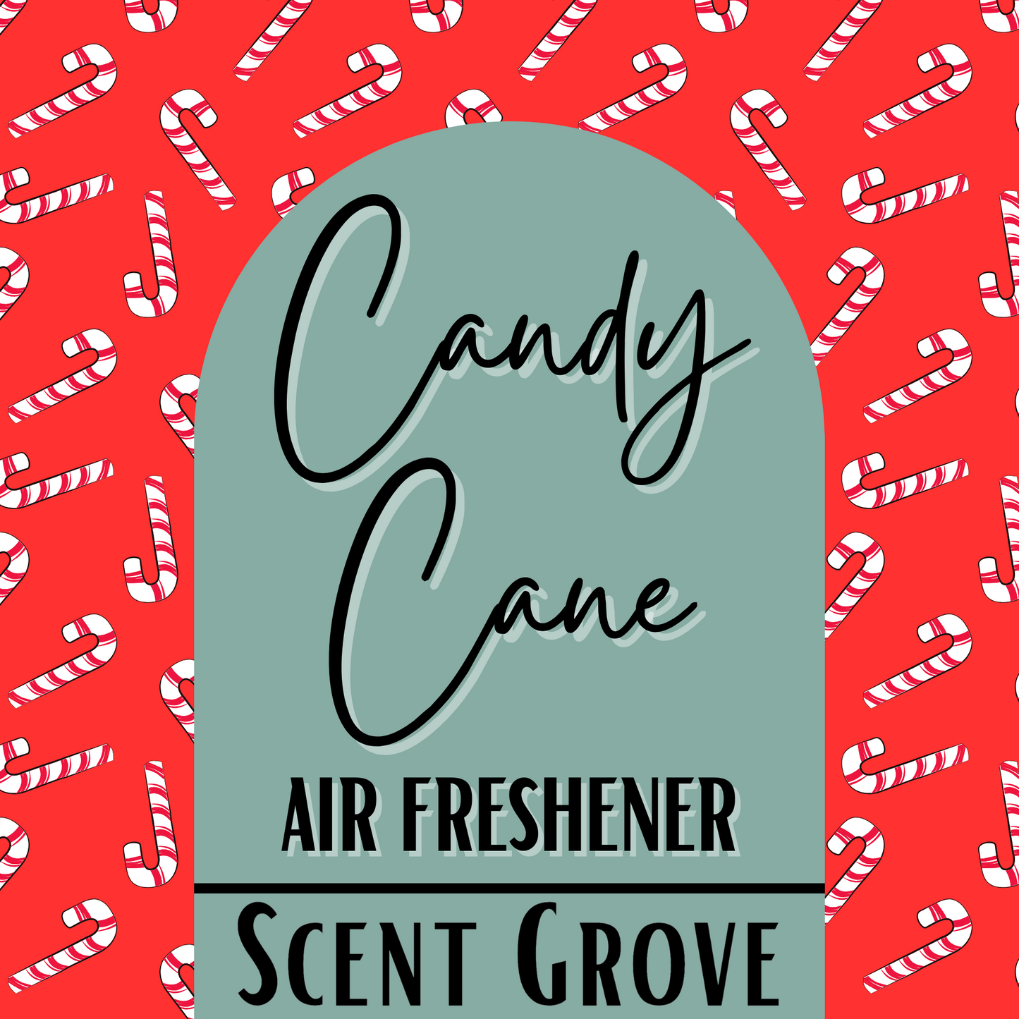 Candy Cane Scented Air Freshener Spray multi purpose for car, home, room