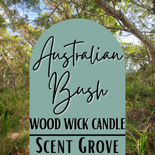 Australian Bush scented Wood Wick Soy Candle
