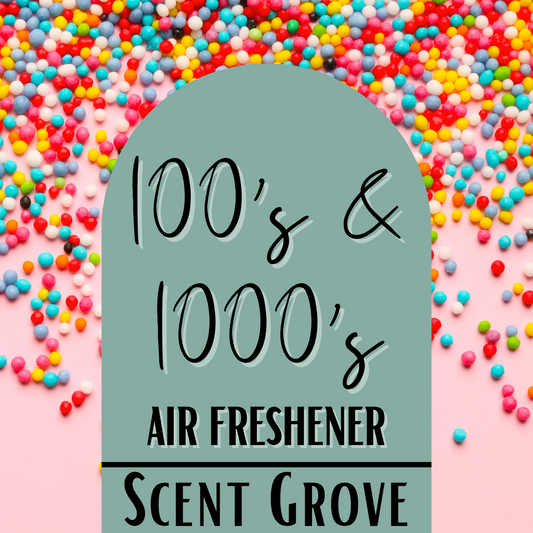 100's & 1000's Scented Air Freshener Spray multi purpose for car, home, room
