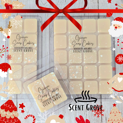 Ginger Snap Cookies scented soy wax melt