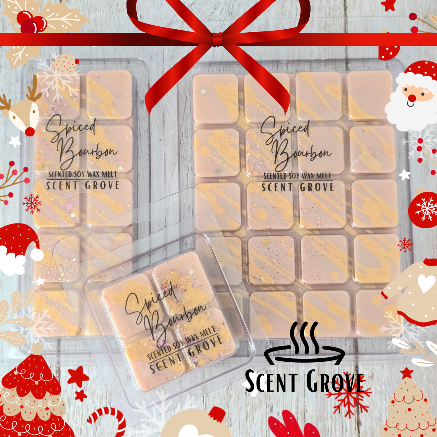 Spiced Bou*bon scented soy wax melt