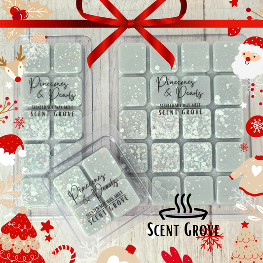 Pinecones & Pearls scented soy wax melt