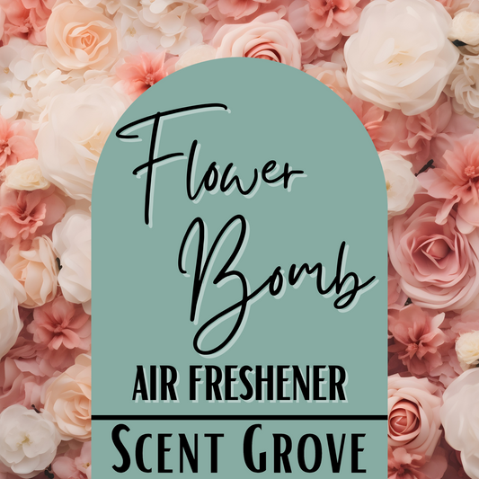 Flower Bomb Scented Air Freshener Spray multi purpose for car, home, room