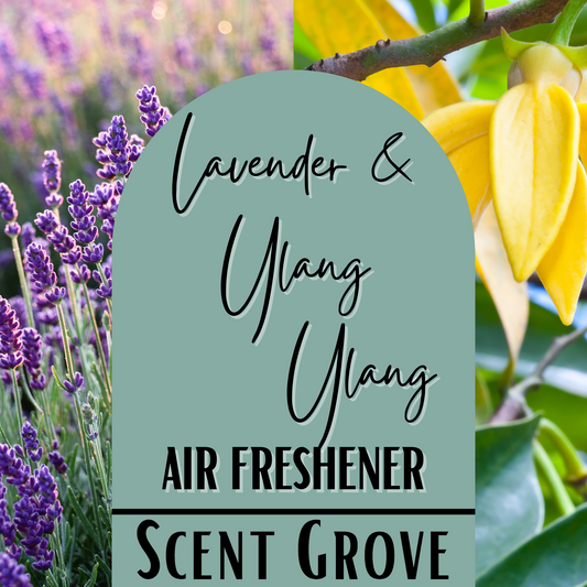 Lavender & Ylang Ylang Scented Air Freshener Spray multi purpose for car, home, room