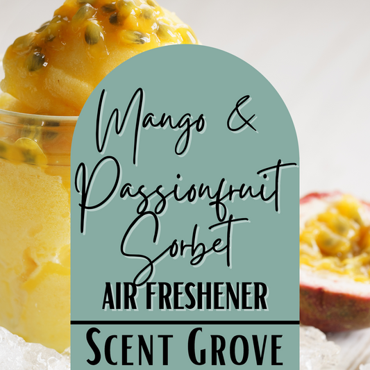Mango & Passionfruit Sorbet Scented Air Freshener Spray multi purpose for car, home, room
