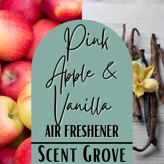 Pink Apple & Vanilla Scented Air Freshener Spray multi purpose for car, home, room