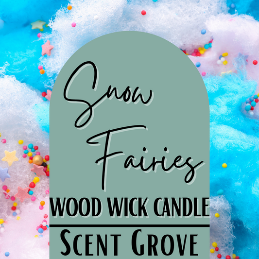 Snow Fairies scented Wood Wick Soy Candle
