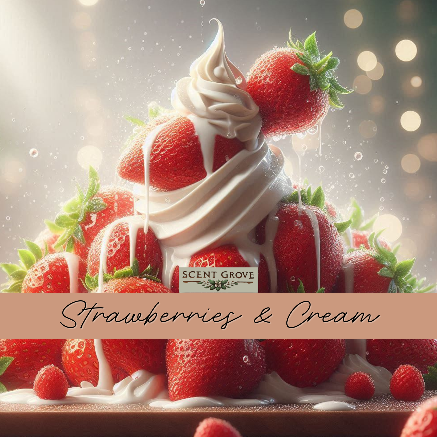 Strawberries & Cream Scented Diffuser Refill Liquid