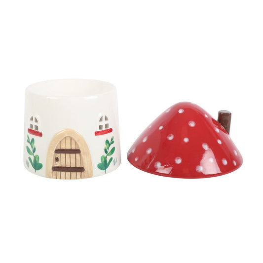 Mushroom House Wax Burner