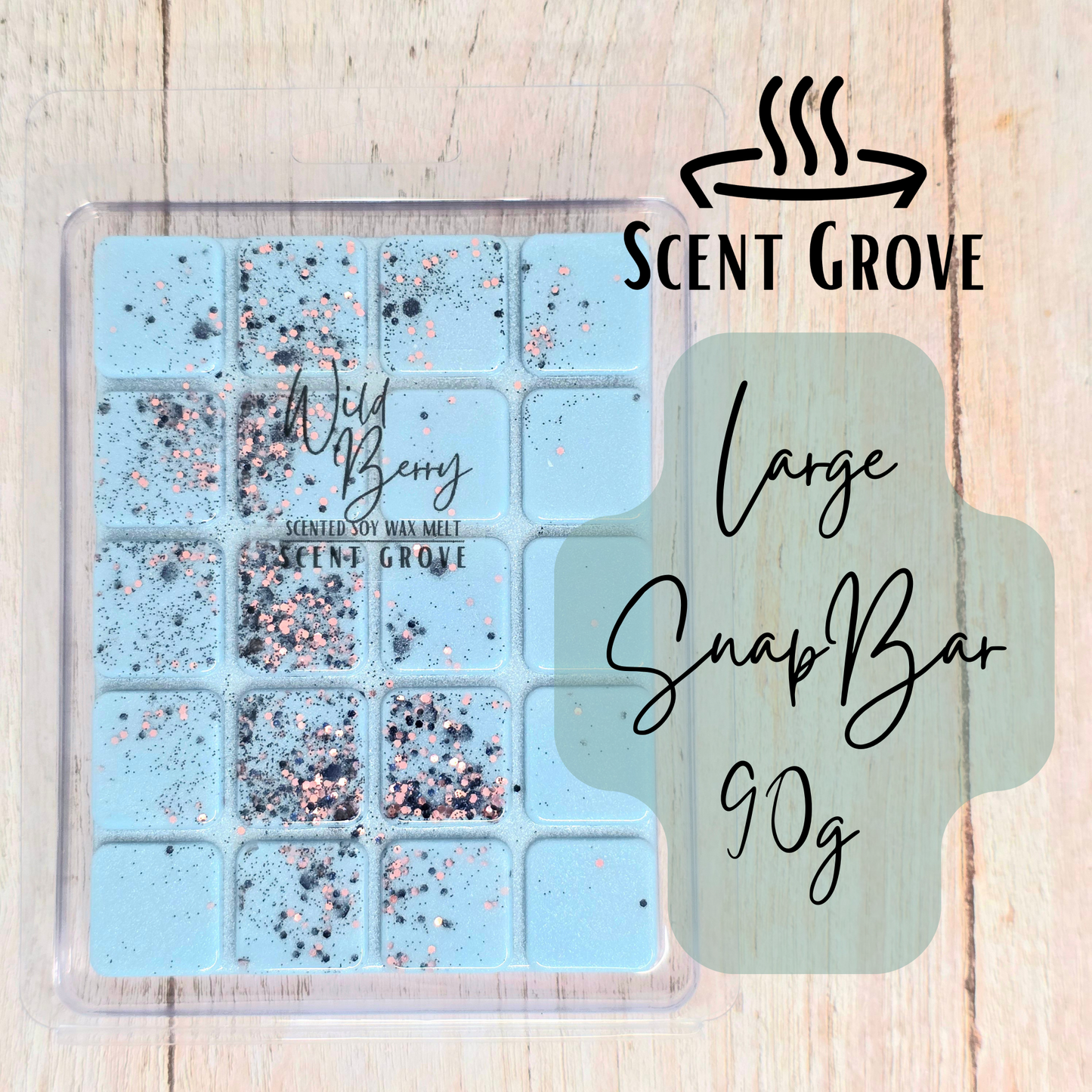 Wild Berry scented soy wax melt