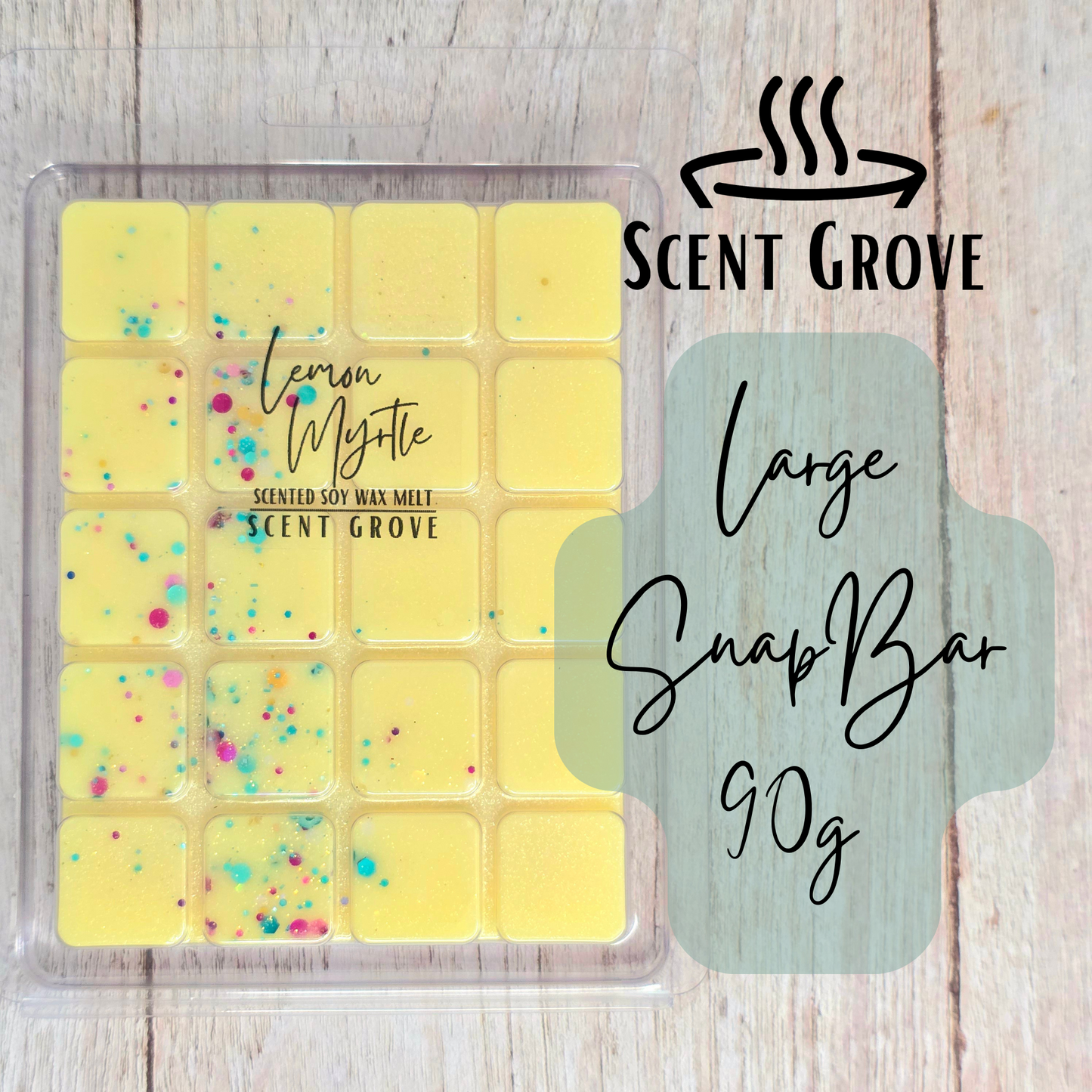 Lemon Myrtle scented soy wax melt