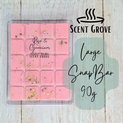 Rose & Geranium soy wax melt