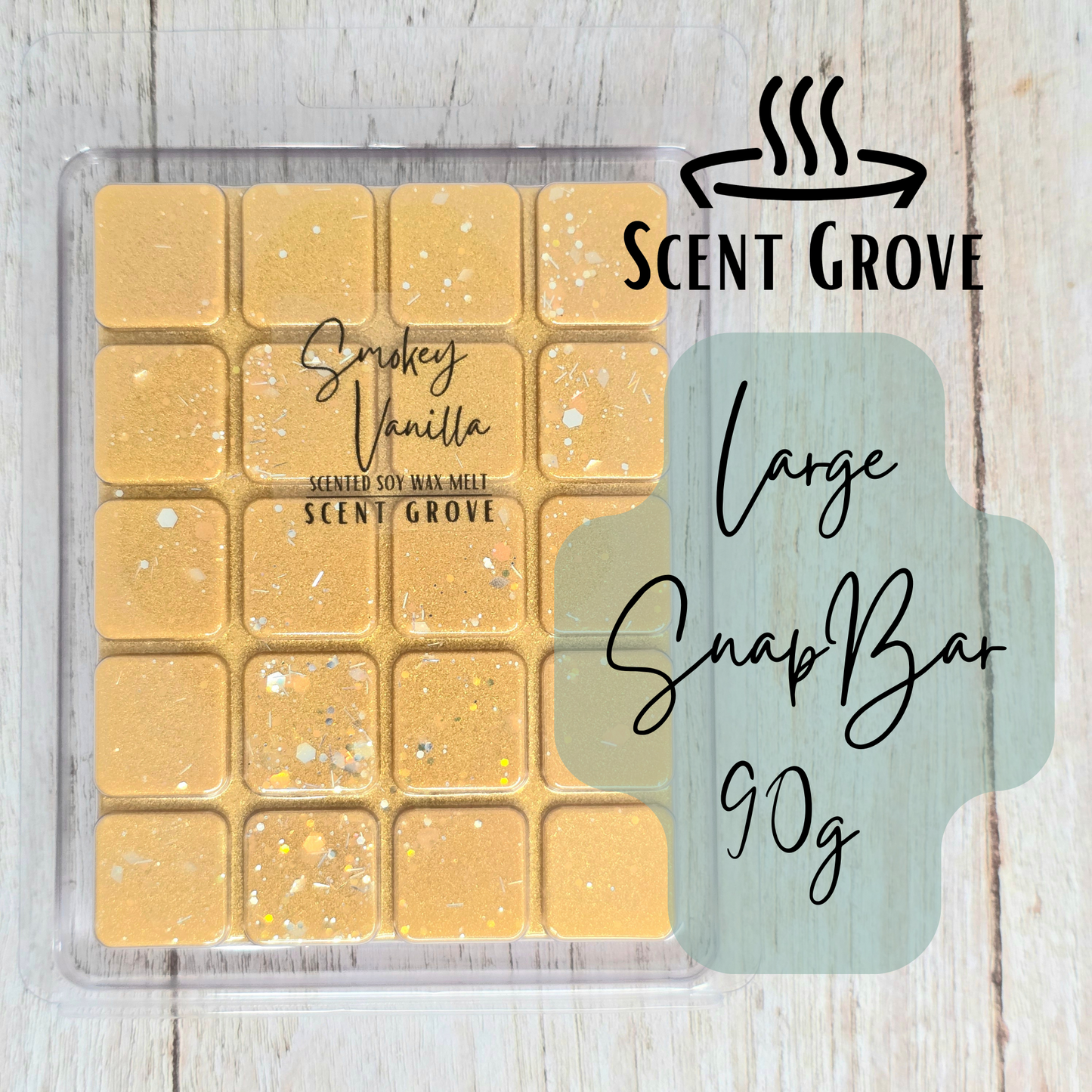 Smokey Vanilla scented soy wax melt