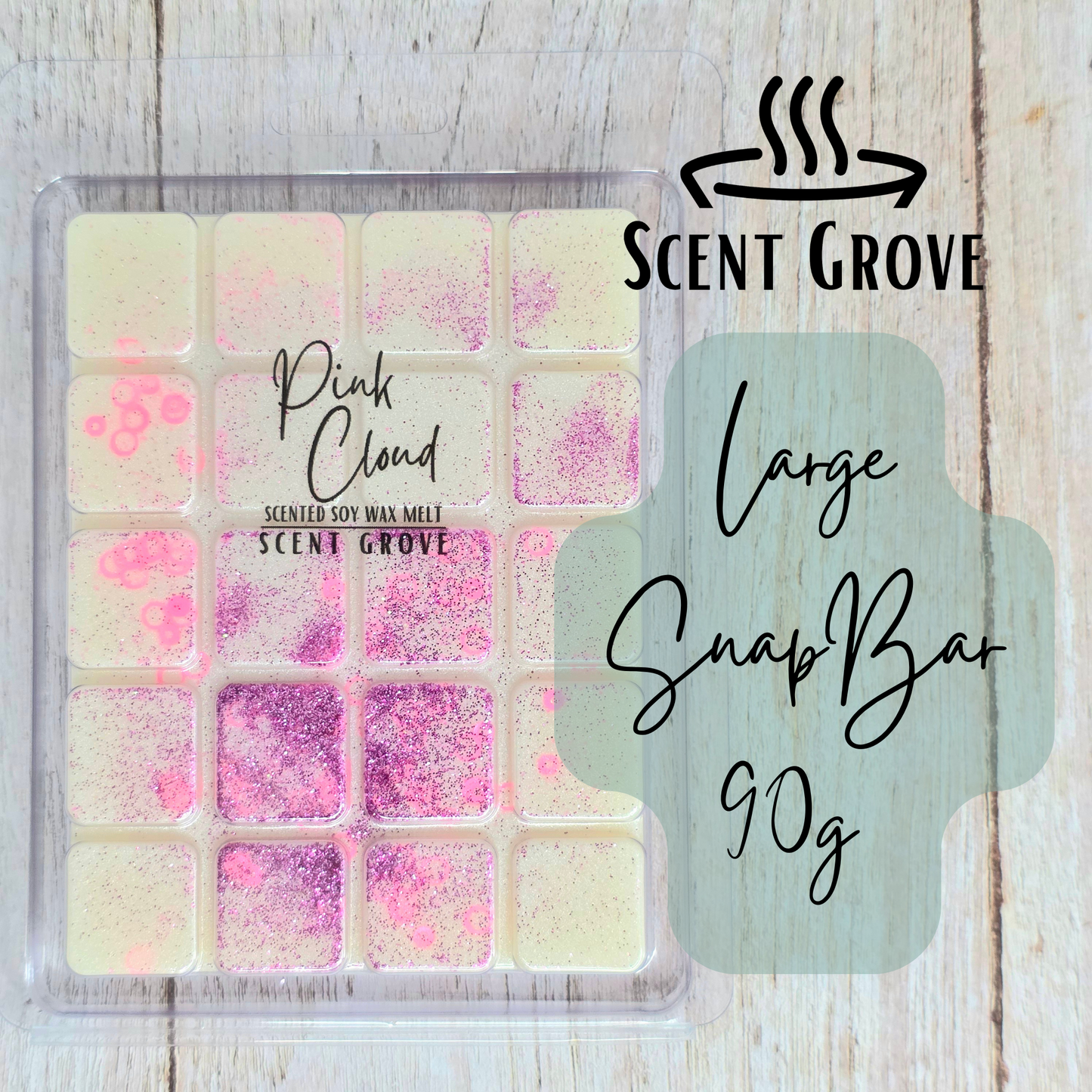 Pink Cloud scented soy wax melt