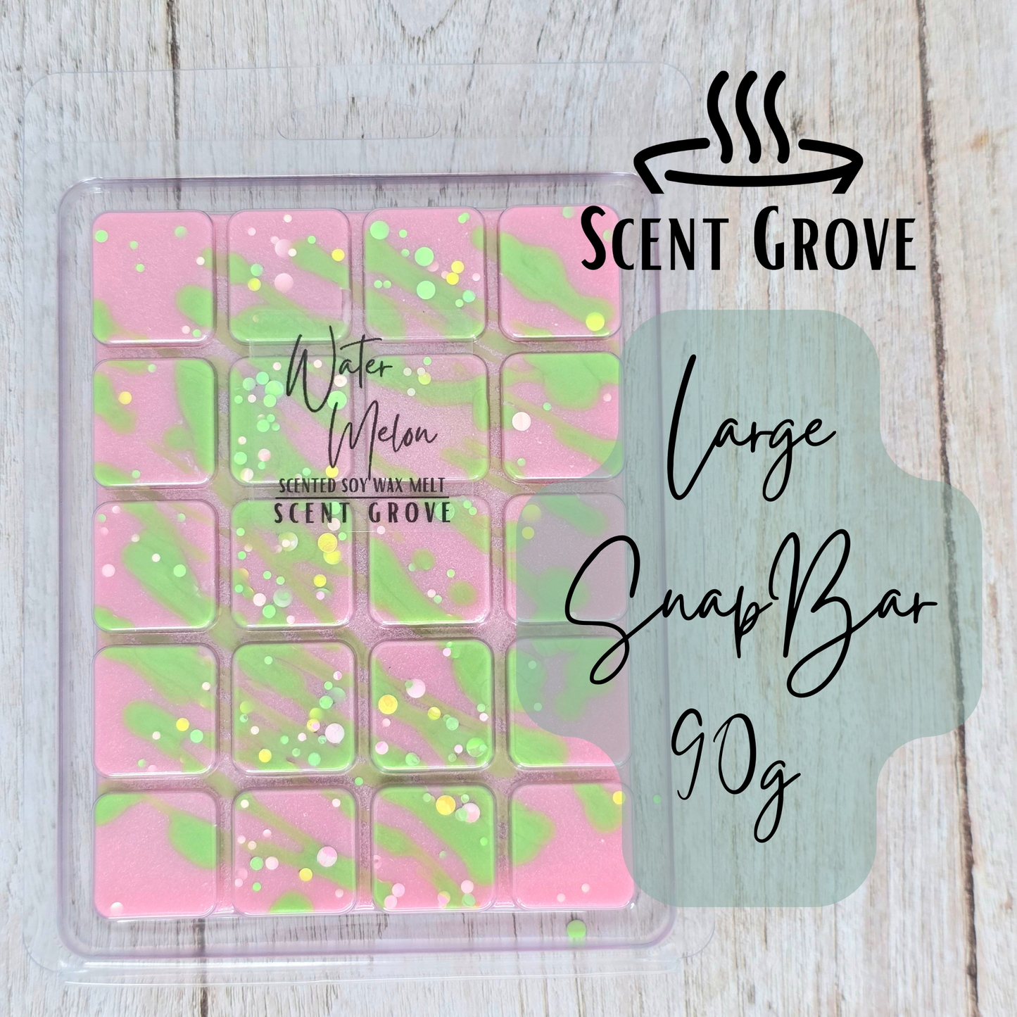 Watermelon scented soy wax melt