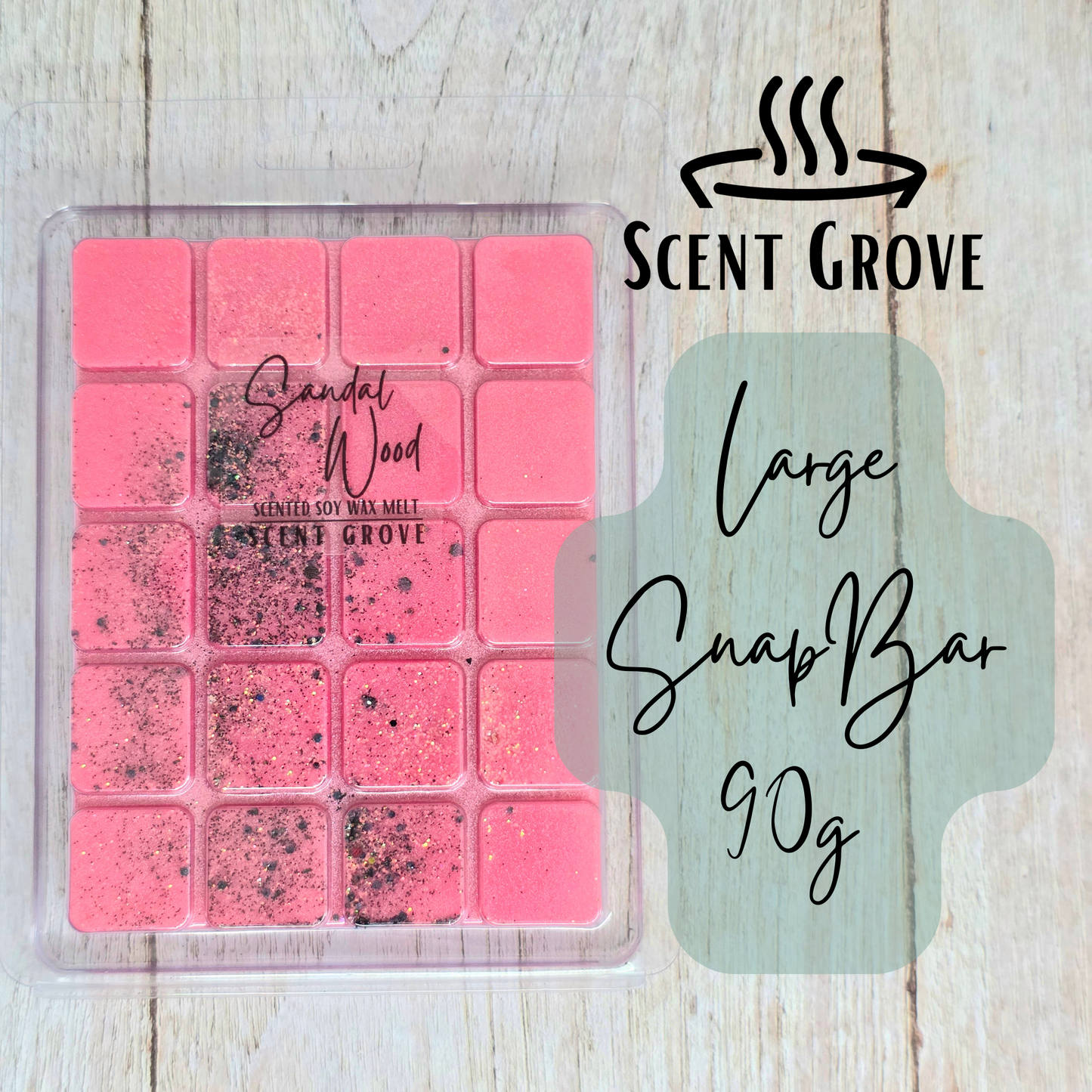 Sandalwood scented soy wax melt