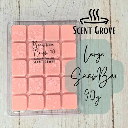 Brazilian Crush 40 scented soy wax melt