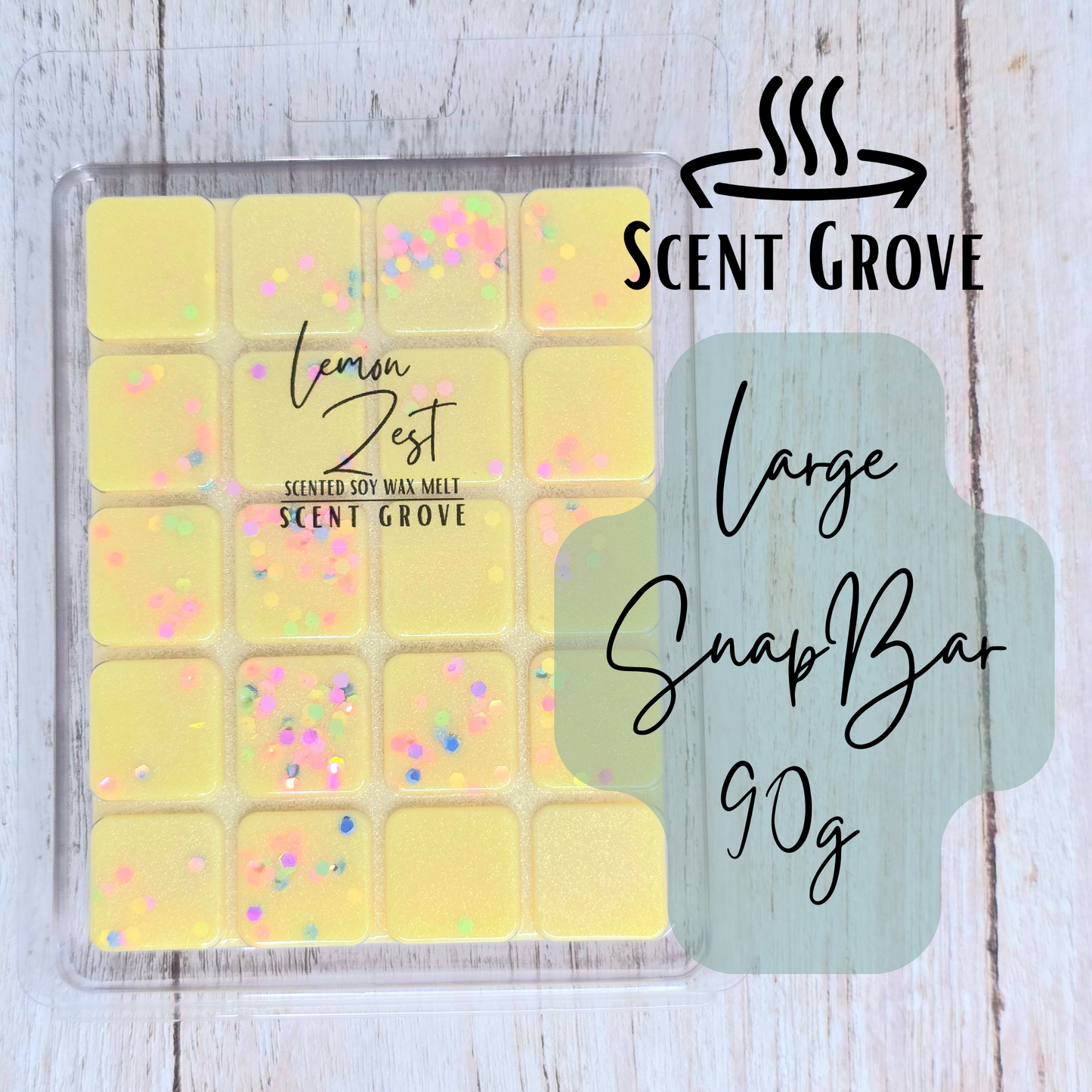 Lemon Zest scented soy wax melt