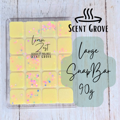 Lemon Zest scented soy wax melt