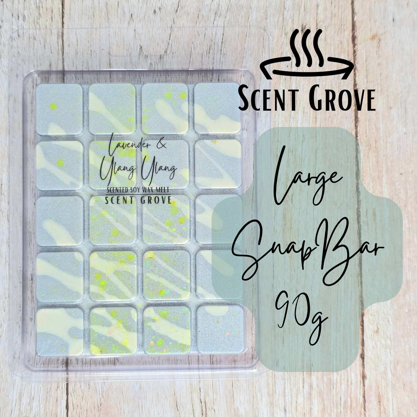Lavender & Ylang Ylang scented soy wax melt