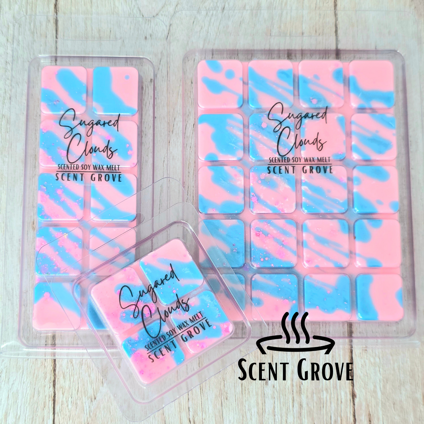 Sugared Clouds scented soy wax melt