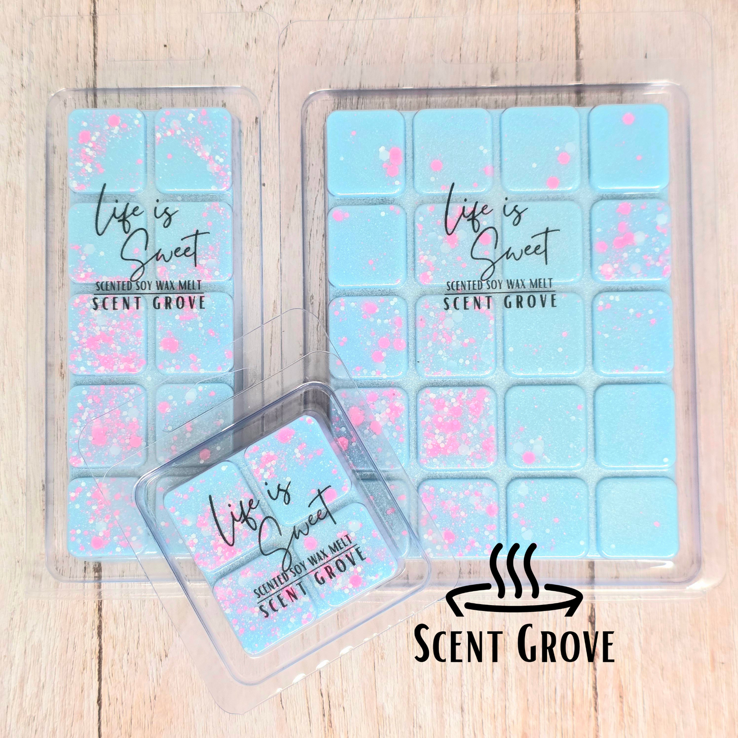 Life is Sweet scented soy wax melt